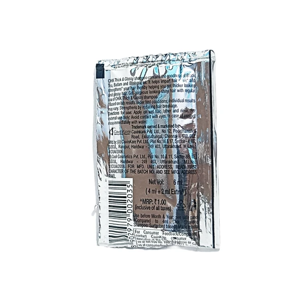 CHIK BLAK SHAMPOO 1RS/- 16PCS